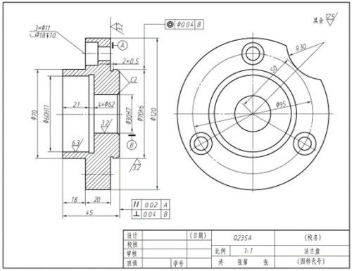 j03法蘭盤零件的加工工藝規(guī)程與工裝夾具設(shè)計